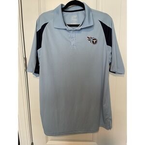 Tennessee Titans Men's Fanatics  Polo Shirt Large Blue
